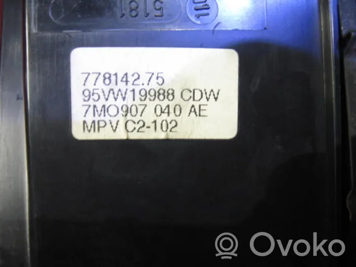 Ford Galaxy Panel klimatyzacji 7M0907040AE