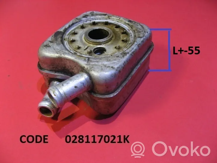 Volkswagen Phaeton Halterung Ölfilter / Ölkühler 028117021K