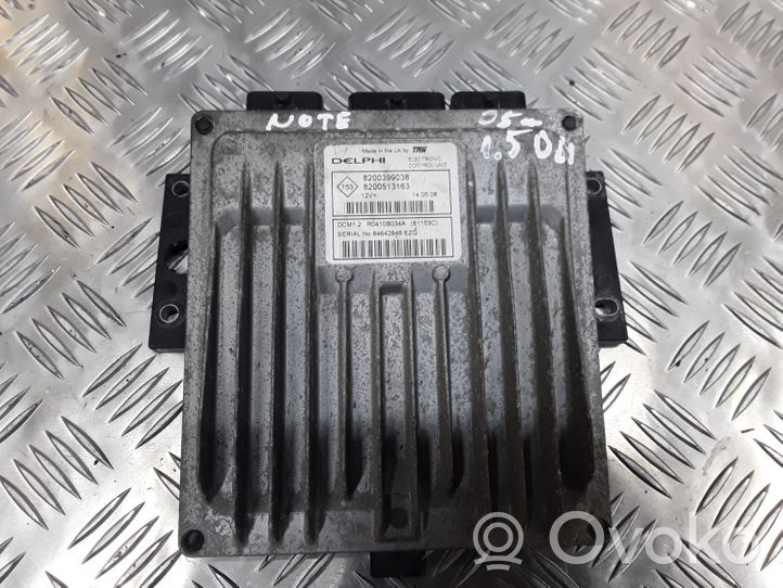 Nissan Note (E11) Centralina/modulo del motore 8200399038