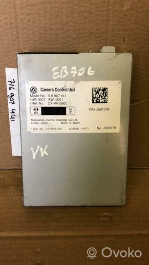 Volkswagen Touareg I Camera control unit module 7L6907441