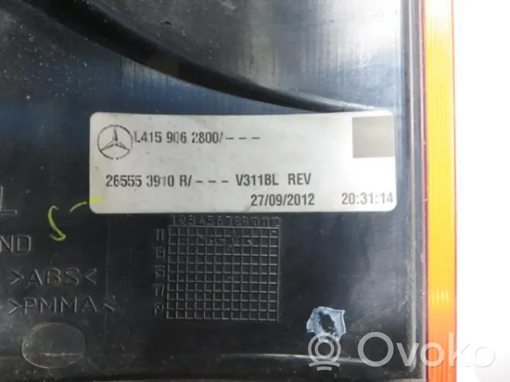 Mercedes-Benz Citan W415 Takaluukun takavalot 