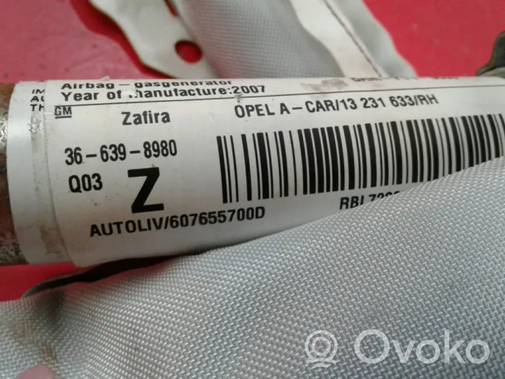 Opel Zafira C Airbag de toit 