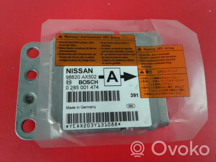 Nissan Micra Module de contrôle airbag 