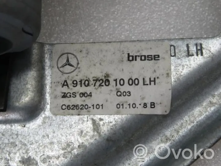 Mercedes-Benz Sprinter W907 W910 Mechanizm podnoszenia szyby przedniej bez silnika 