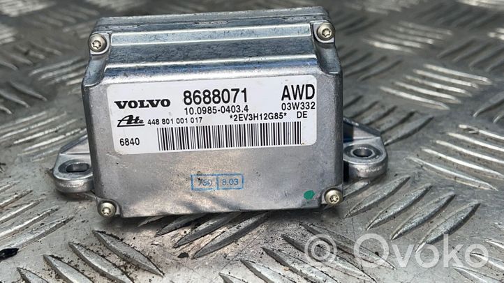 Volvo XC70 Capteur de vitesse de lacet d'accélération ESP 8688071