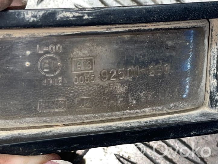 Hyundai Terracan Lampa oświetlenia tylnej tablicy rejestracyjnej 92501290