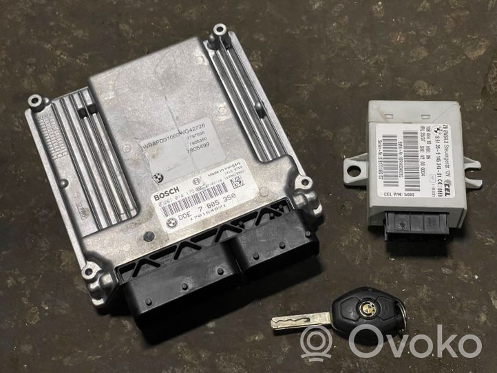 BMW X3 E83 Kit centralina motore ECU e serratura 7805350