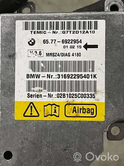 BMW Z3 E36 Gaisa spilvenu vadības bloks 6922954