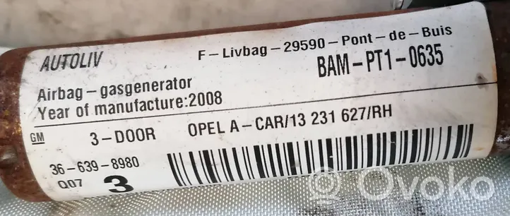 Opel Astra H Kurtyna airbag 2S0AD95210