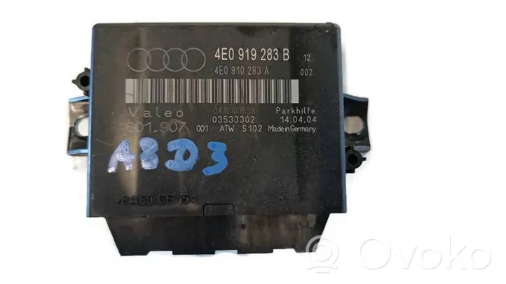 Audi A8 S8 D3 4E Centralina/modulo sensori di parcheggio PDC 4E0919283B