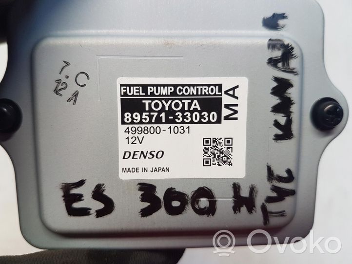Lexus ES 300h Degvielas sūkņa relejs 89571-33030