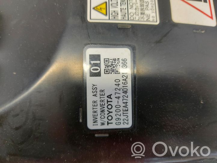 Toyota Prius (XW50) Voltage converter inverter g9200-47240