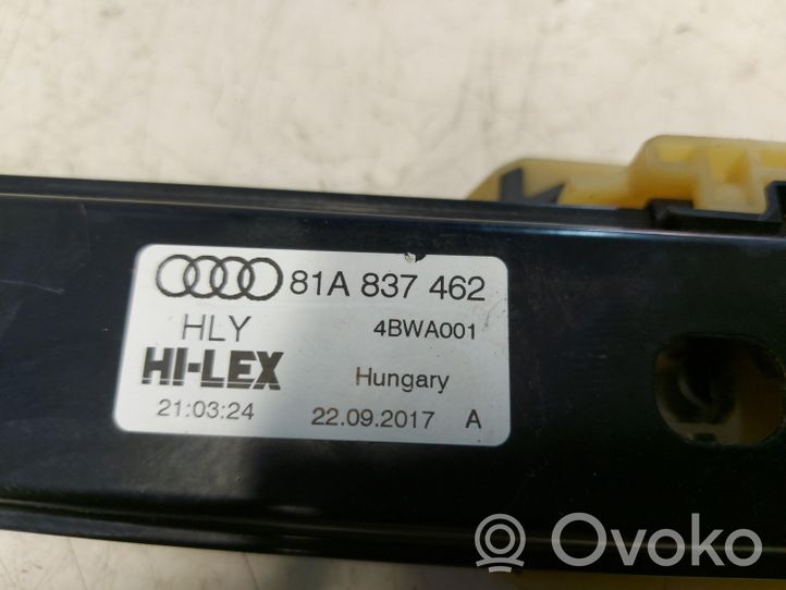 Audi Q2 - Etuikkunan nostomekanismi ilman moottoria 81A837462