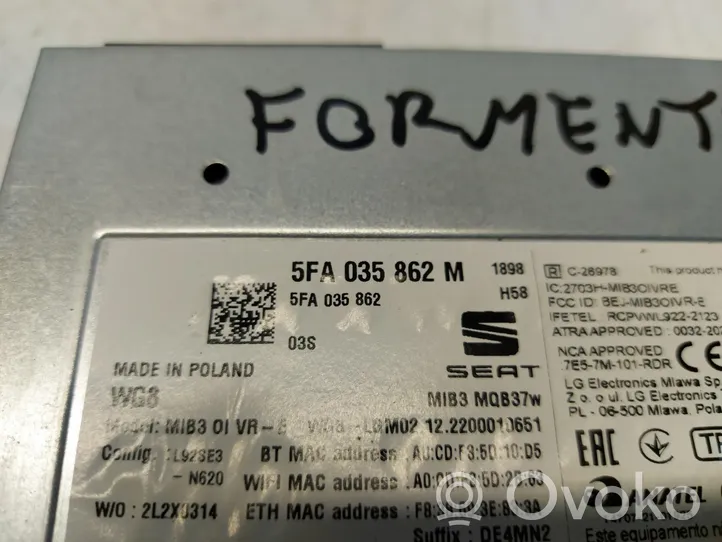 Cupra Formentor Unité / module navigation GPS 5FA035862M