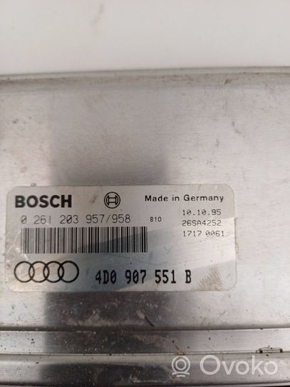 Audi A6 S6 C5 4B Sterownik / Moduł ECU 4D0907551B