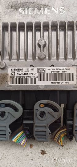 Peugeot 407 Sterownik / Moduł ECU 9655041480