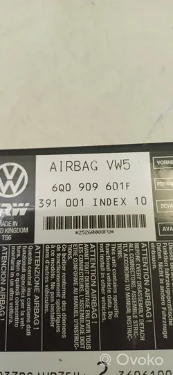 Volkswagen Polo IV 9N3 Airbag control unit/module 6Q0909601F