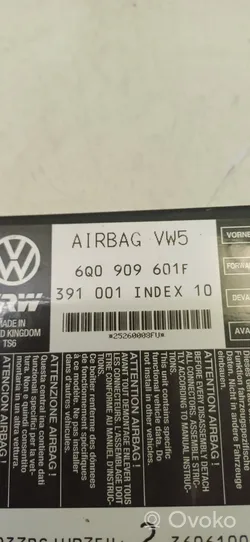 Volkswagen Polo IV 9N3 Centralina/modulo airbag 6Q0909601F