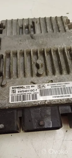 Citroen C3 Sterownik / Moduł ECU 9653447480