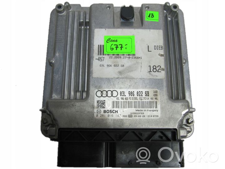 Audi A6 S6 C6 4F Centralina/modulo del motore 03L906022SB