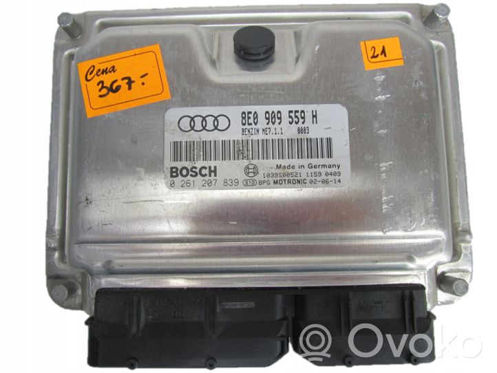 Audi A4 S4 B6 8E 8H Motorsteuergerät/-modul 0261S02367