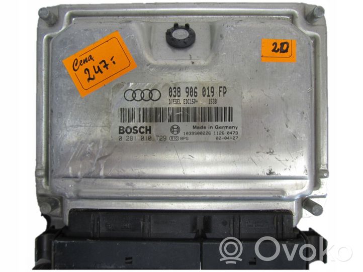 Audi A4 S4 B5 8D Sterownik / Moduł ECU 0281010729
