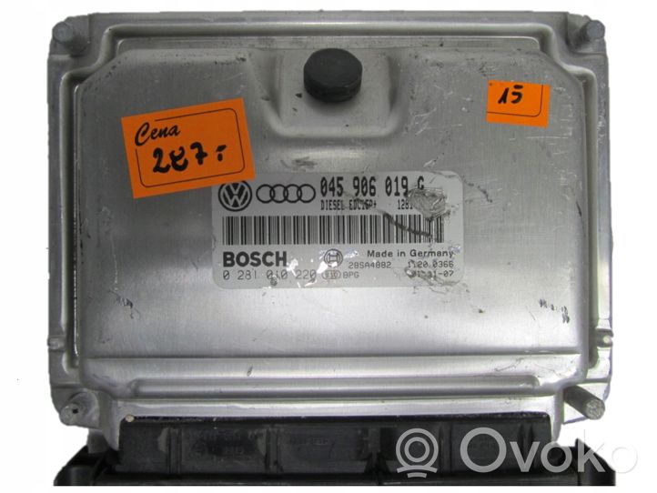 Audi A2 Unidad de control/módulo del motor 0281010220