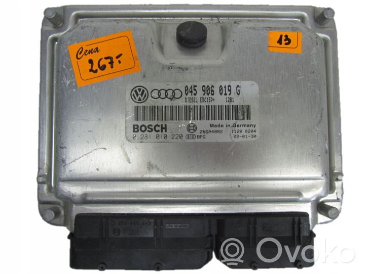 Audi A2 Unidad de control/módulo del motor 0281010220