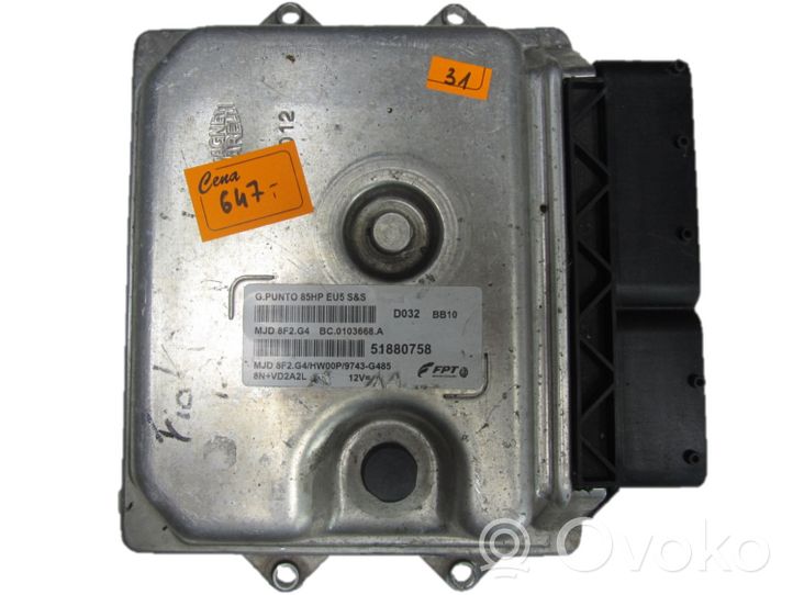 Fiat Grande Punto Sterownik / Moduł ECU 51880758