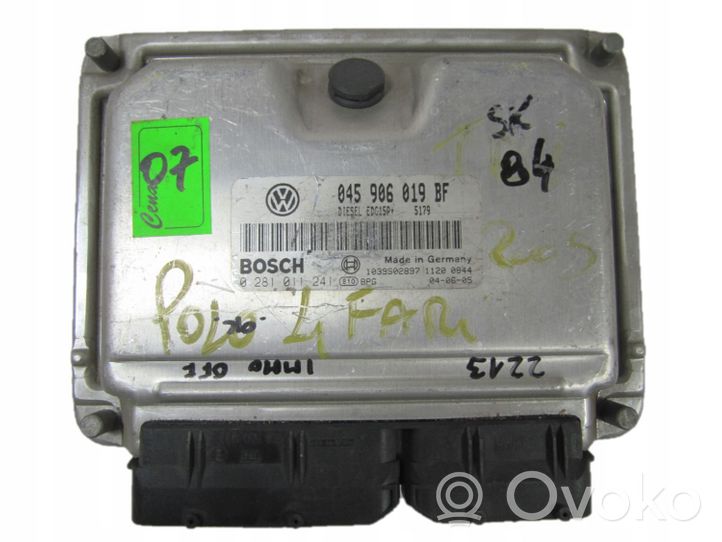 Volkswagen Polo Calculateur moteur ECU 0281011241