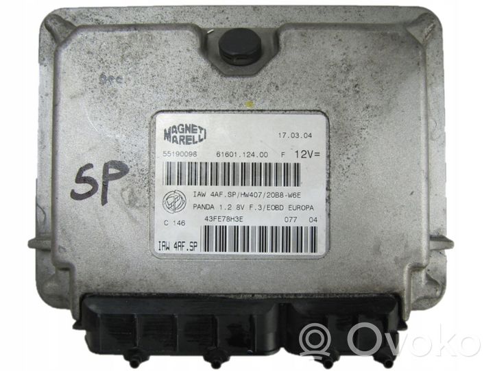 Fiat Panda II Sterownik / Moduł ECU 55190098