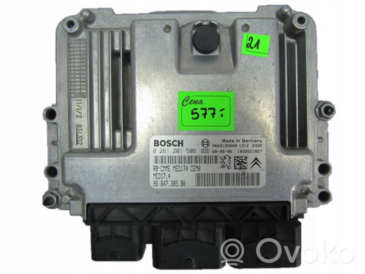 Peugeot 308 Calculateur moteur ECU 0261201506