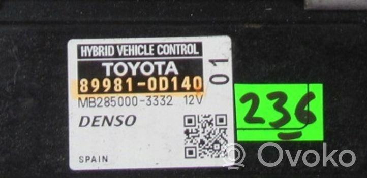 Toyota Yaris Autres unités de commande / modules 899810D140