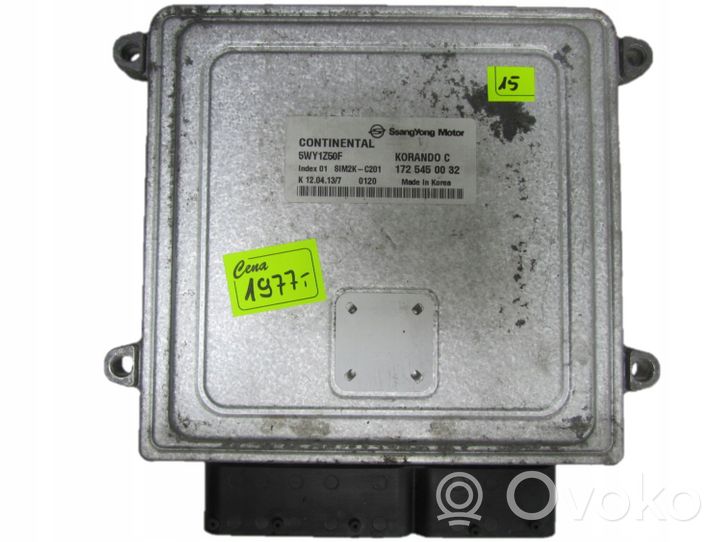 SsangYong Actyon Sterownik / Moduł ECU 1725450032