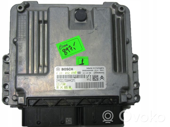 Citroen C3 Sterownik / Moduł ECU 0281032456