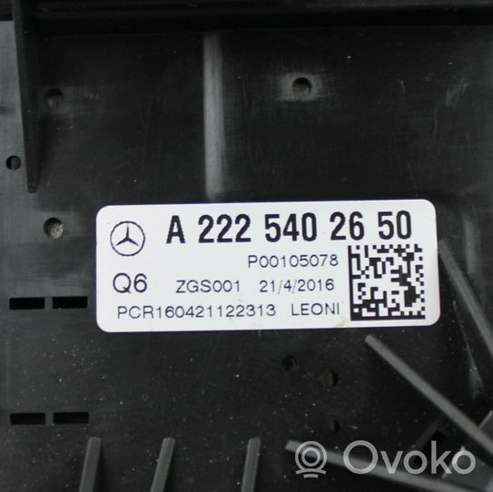 Mercedes-Benz S C217 Module de fusibles 