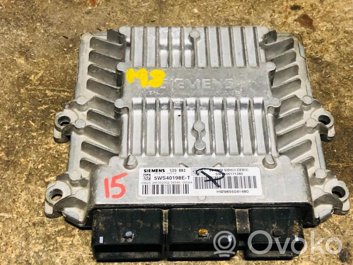 Citroen C5 Aircross Unité de commande, module ECU de moteur 5WS40198E-T