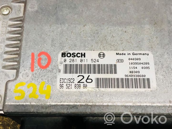 Citroen C5 Aircross Блок управления двигателем ECU 0281011524