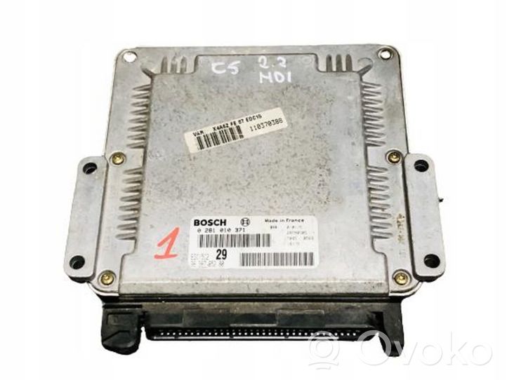 Citroen C5 Aircross Unité de commande, module ECU de moteur 0281010371