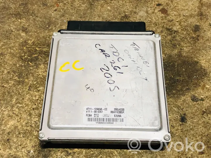 Ford Transit Motorsteuergerät ECU 4T11-12A650-CC