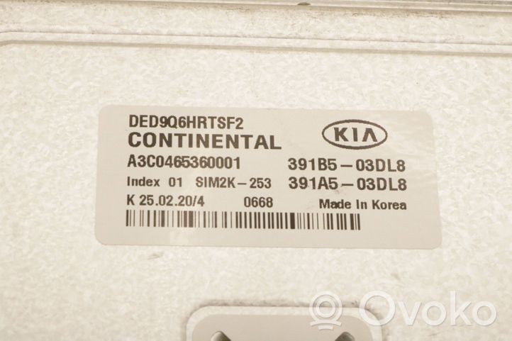 KIA Niro Calculateur moteur ECU 391B503DL8