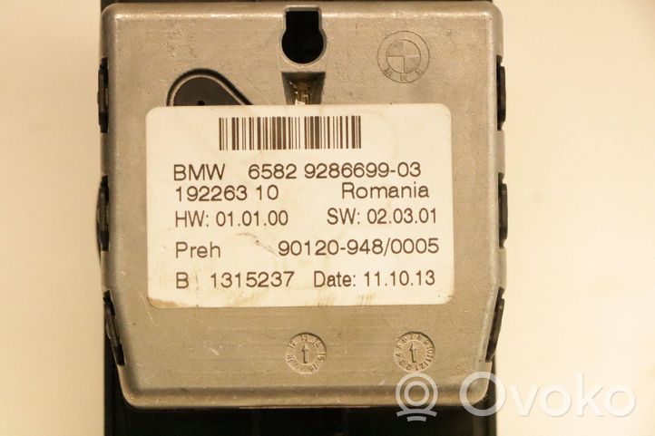 BMW 3 F30 F35 F31 Console centrale, commande de multimédia l'unité principale 65829286699