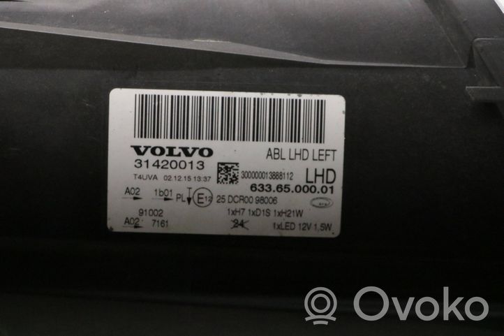 Volvo S80 Headlight/headlamp 6336500001