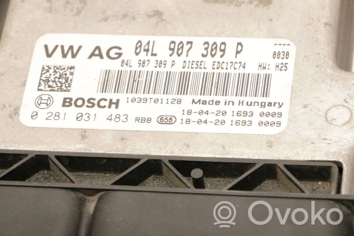 Volkswagen Tiguan Calculateur moteur ECU 04L907309P