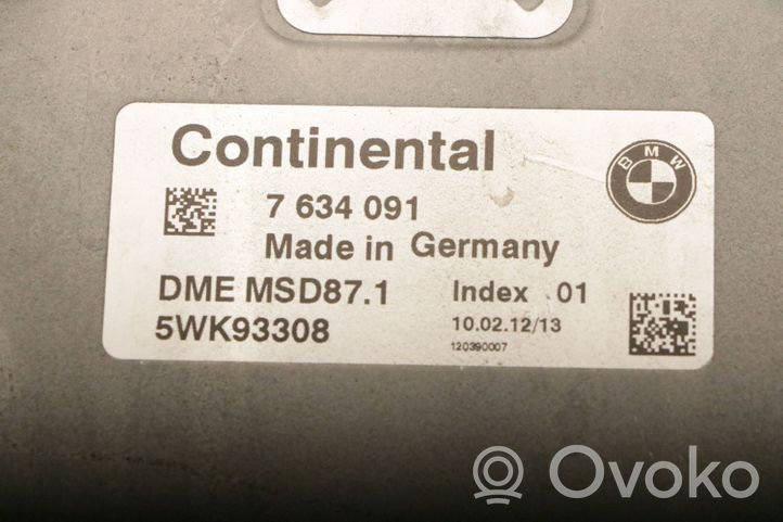 BMW 6 F06 Gran coupe Calculateur moteur ECU 7564142