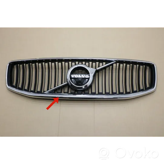 Volvo S60 Grille calandre supérieure de pare-chocs avant 32132214