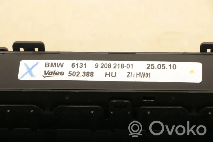 BMW X6 E71 Panel klimatyzacji 9227924