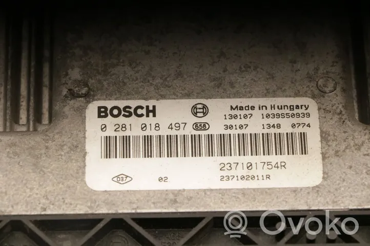 Renault Trafic II (X83) Sterownik / Moduł ECU 237101754R