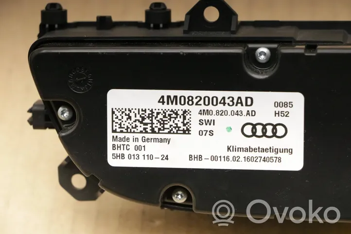 Audi Q7 4M Centralina del climatizzatore 4M0820043AD