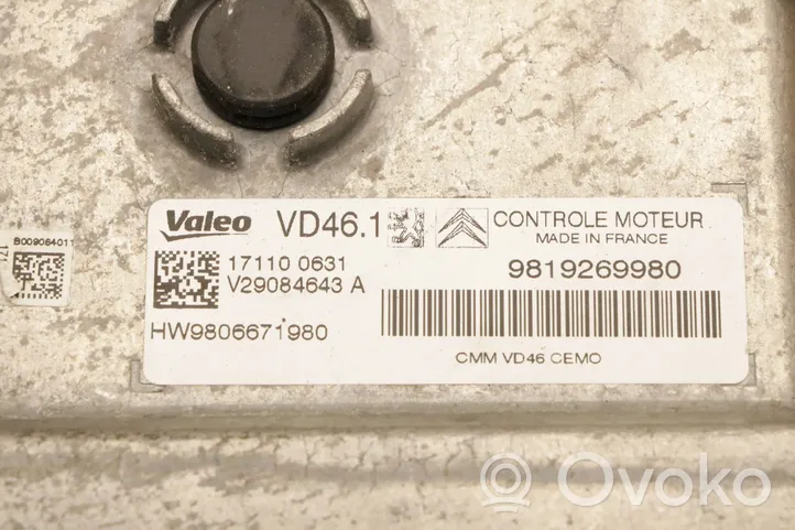 Citroen C3 Aircross Calculateur moteur ECU 9819269980